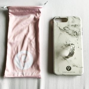 White Marble Loopy Case for iPhone 6/7/8 Plus